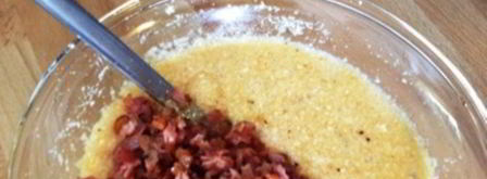 спагетти с жареным беконом и сырно-яичным соусом. Шаг 7