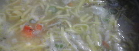 тушеная лапша с курицей. Шаг 9