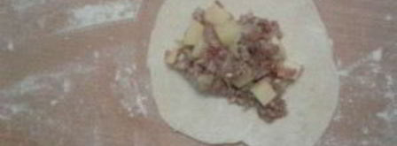 манты из слоеного теста. Шаг 5