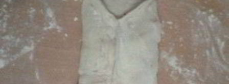 манты из слоеного теста. Шаг 7