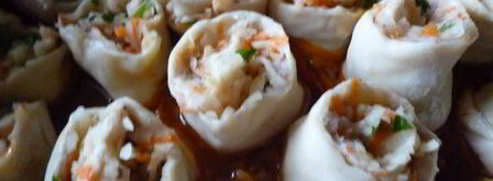 манты ленивые с картофельной начинкой. Шаг 10