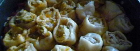 манты ленивые с картофельной начинкой. Шаг 11