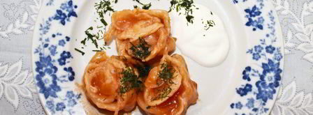 манты на сковороде. Шаг 17