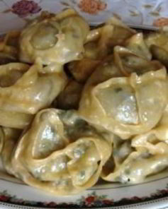 Манты с джусаем