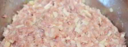 манты с фаршем и картошкой. Шаг 4