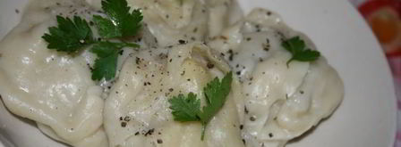 манты с мясным фаршем. Шаг 13