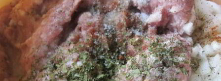 манты с мясом и картофелем. Шаг 5