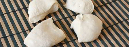 манты с мясом и картошкой. Шаг 16