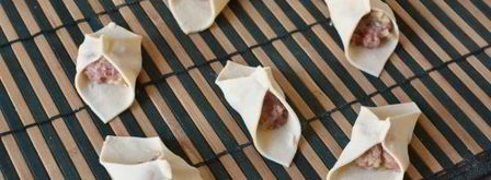 манты с мясом и картошкой. Шаг 20