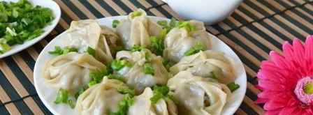 манты с мясом и картошкой. Шаг 26