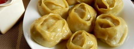 манты с мясом. Шаг 21