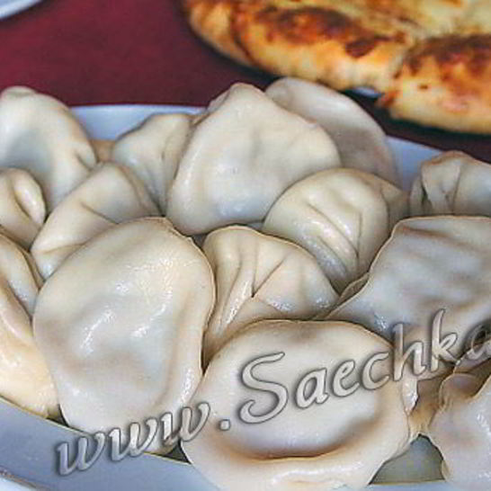 Рецепт мантов с рыбой и мясом