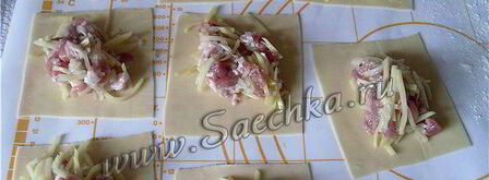 манты с рыбой и мясом. Шаг 6