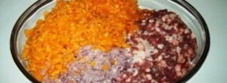 манты с тыквой и фаршем. Шаг 4