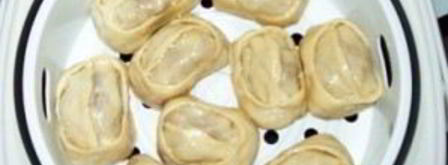 манты с тыквой и фаршем. Шаг 8