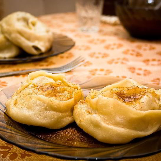 Рецепт мантов с тыквой и мясом по-узбекски