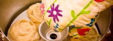 манты с тыквой и мясом по-узбекски. Шаг 12