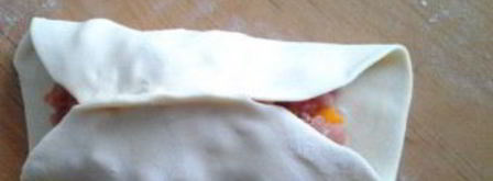 манты с тыквой и мясом. Шаг 6