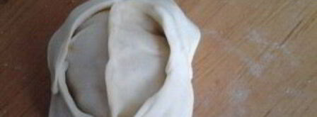 манты с тыквой и мясом. Шаг 8