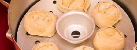 манты с тыквой и мясом. Шаг 9