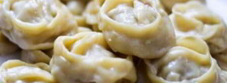 манты с тыквой и мясом. Шаг 10