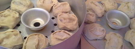 манты с тыквой. Шаг 6