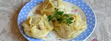 манты в мультиварке. Шаг 12