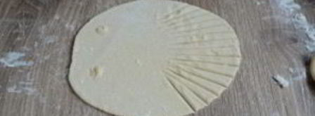 манты в виде рыбок. Шаг 7