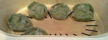 манты зеленые. Шаг 9