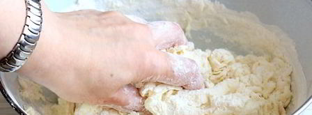 тесто на манты без яиц. Шаг 7