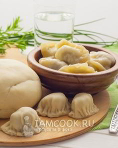 Тесто на манты на минералке