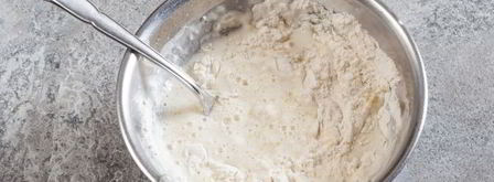 тесто на манты на минералке. Шаг 5