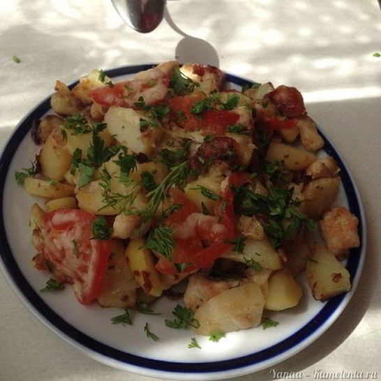Рецепт картофеля по-французски на сковородке