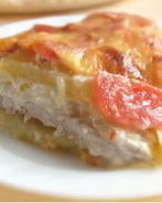 Картофель с мясом по-французски