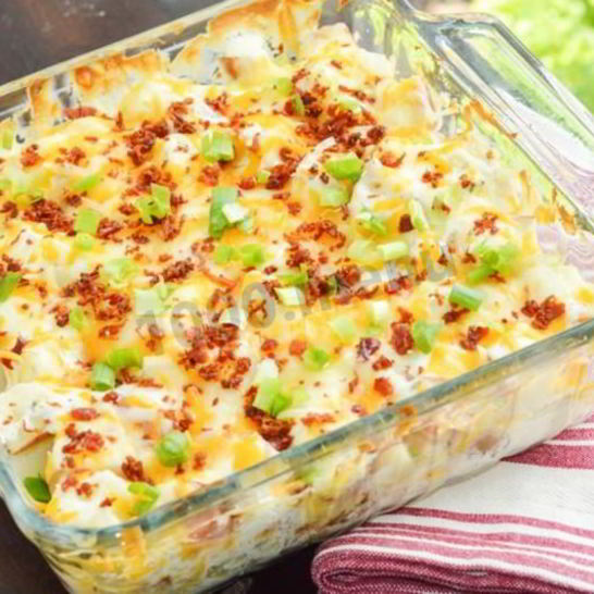 Рецепт картошки по-французски с фаршем помидорами грибами