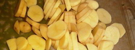 картошка по-французски с курицей. Шаг 3