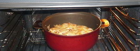 картошка по-французски с курицей. Шаг 11