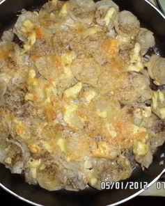 Картошка с мясом по-французски