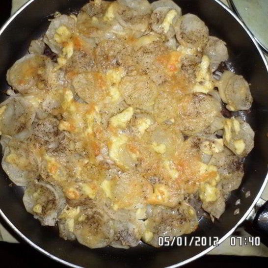 Рецепт картошки с мясом по-французски