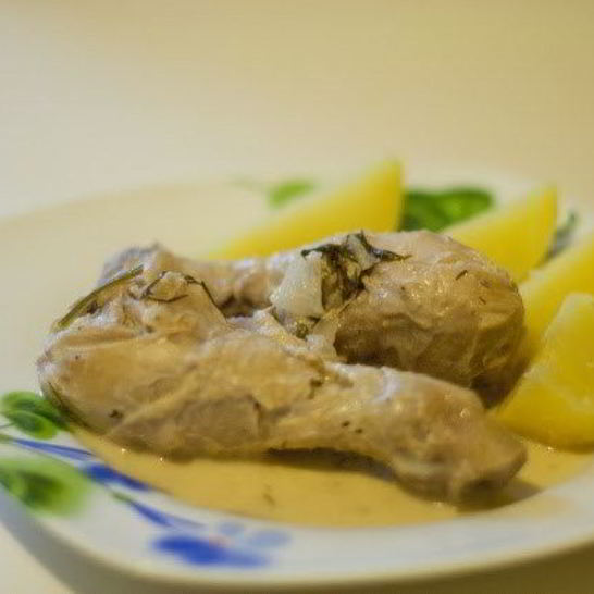 Рецепт куриных голеней по-французским мотивам