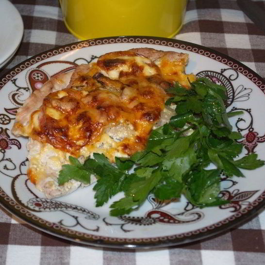 Рецепт мяса по-французски из куриного филе