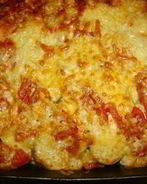 Мясо по-французски с кабачками