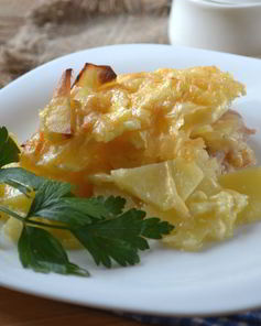 Мясо по-французски с картошкой