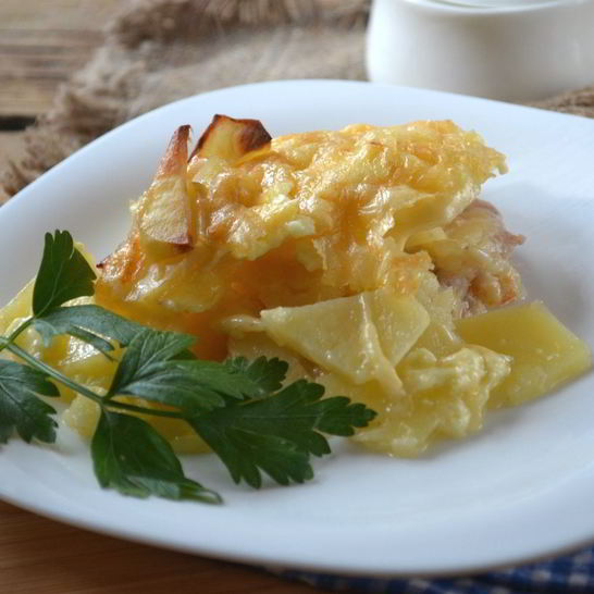 Рецепт мяса по-французски с картошкой