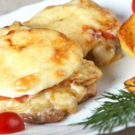 Рецепт мяса по-французски с помидорами