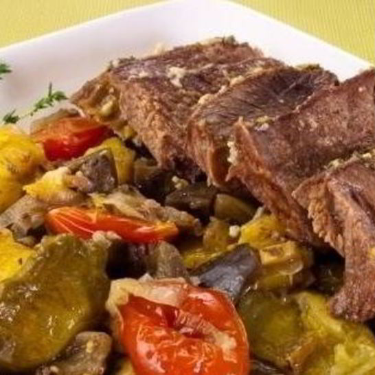 Рецепт баранины с овощами запеченная