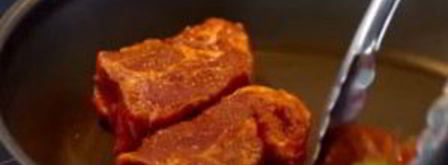 баранина со стручковой фасолью и яйцами. Шаг 6