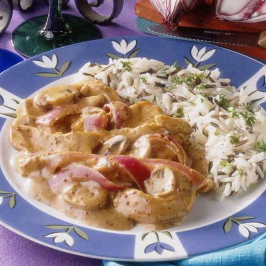 Рецепт индейки в сливочном соусе