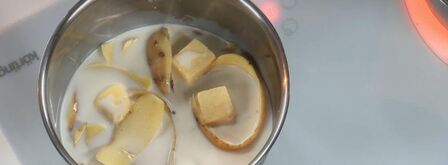 куриная грудка с козьим сыром и правильным пюре из картофеля. Шаг 5