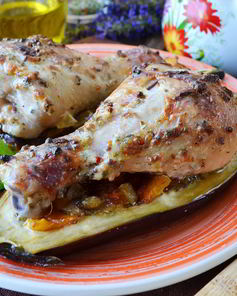 Куриная ножка в лодочке